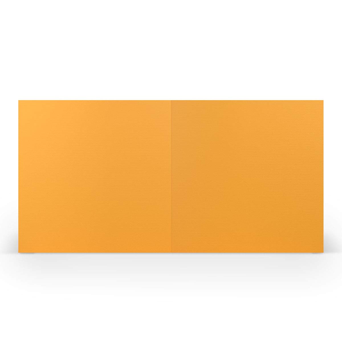 PAPERADO 250 Faltkarten Quadratisch - 15,7 x 15,7 cm - Ocker gerippt Orange - 220 g/m² - Blanko Doppelkarten Klappkarten Einladungskarten Basteln Geburtstag Hochzeit