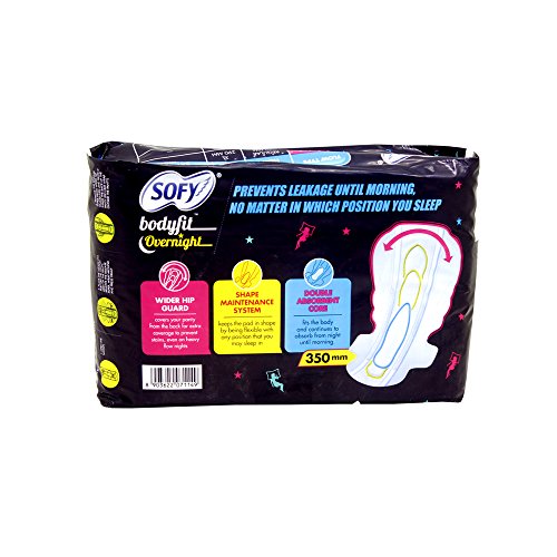 Sofy Body Fit Overnight Sanitary Napkin - 20 Pieces (Pack of 2, Extra Large (XXL))