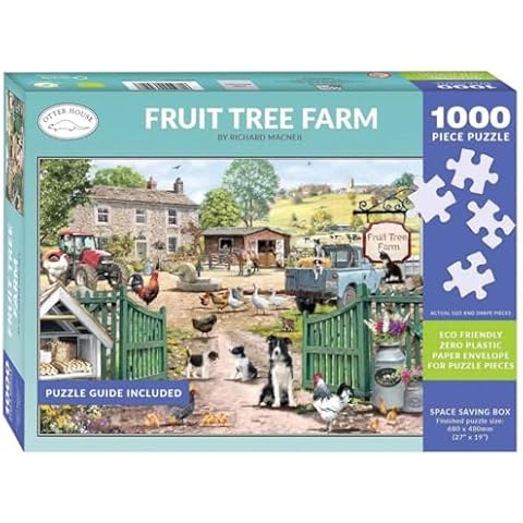 Otter House Gift 1000 Piece Jigsaw Puzzle - Fruit Tree Farm Cover