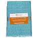MUkitchen Microfiber Waffle Dishtowel, 17 by 25-1/2 Inches, Set of 2, Sea Blue
