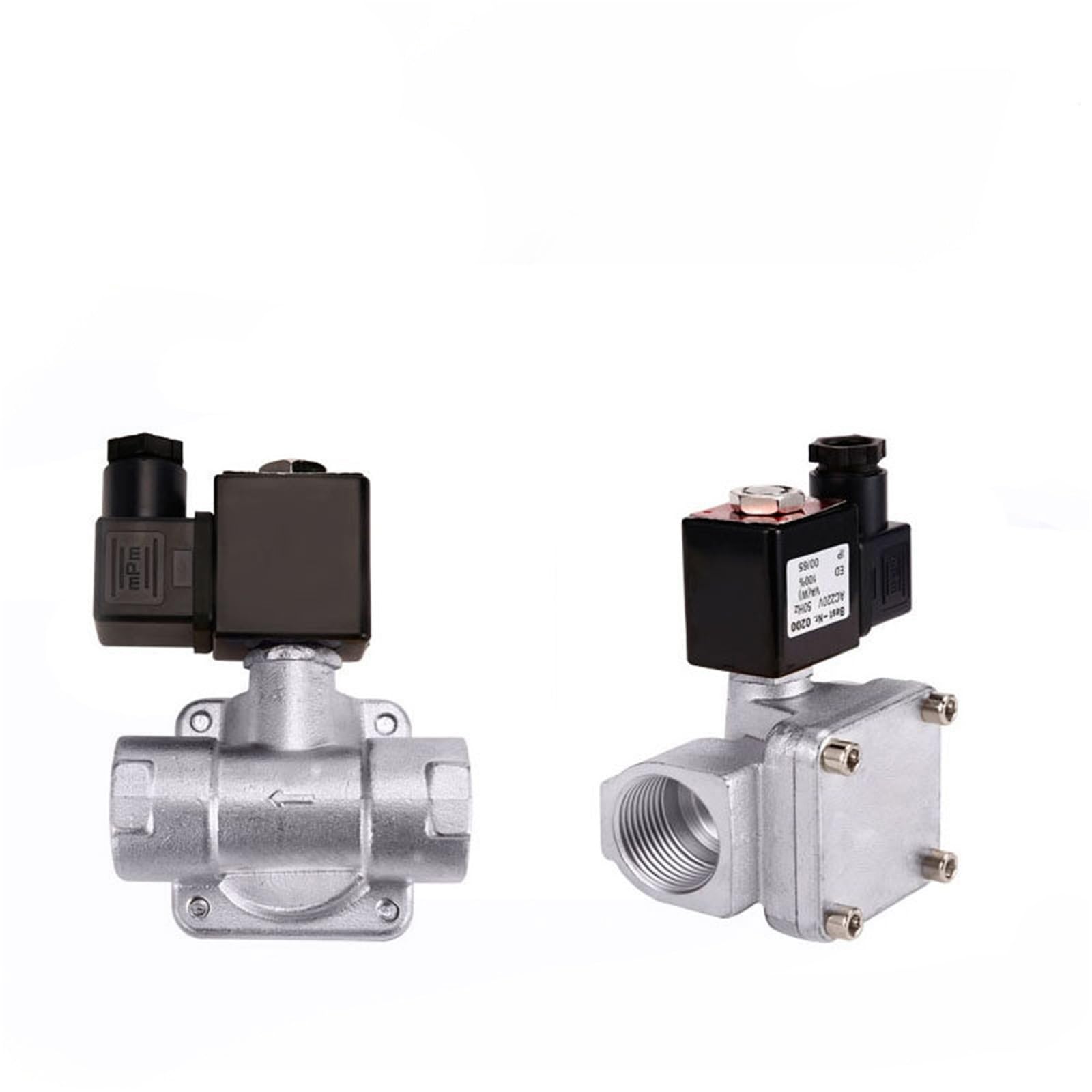1" Stainless Steel High Pressure Solenoid Valve 230VAC Normally Closed(NPT-230VAC-EPDM-SEAL)
