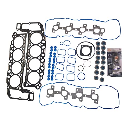 Image of Partsflow Engine Cylinder Head Gasket Set For Dodge Dakota 2000-2003 For Dodge Durango 2000-2003 For Dodge Ram 1500 2002-2003 For Dodge Ram 2500 2002-2003 4.7L V8 SOHC 16V VIN inchN inch OE#ES71129
