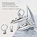 Quick Release Fender Hanger 316 Stainless Steel Fender Hangers,Marine Fender Hanger use for Pontoon Boat,Boat Top Hinges,Swivel Side Mount Hinge,Quick Release Hinge Pack of 2