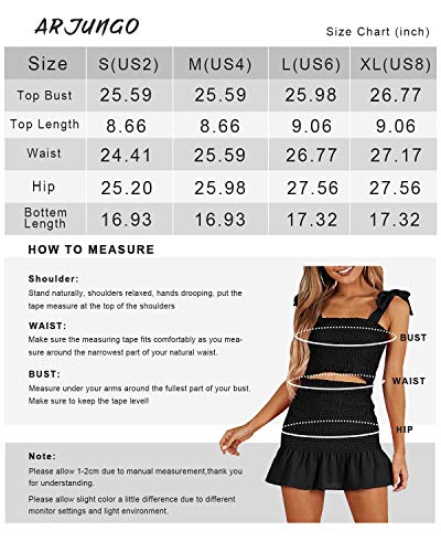 Women's Bohemian Bow Tie Tube Crop Top With High Waist Bodycon Skirt Two Piece Outfit Dress Suit Set Black #TOP3