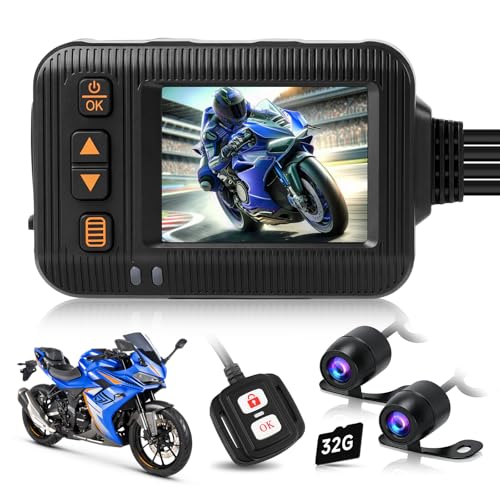 Upriding 1080P Motorcycle Dash Cam