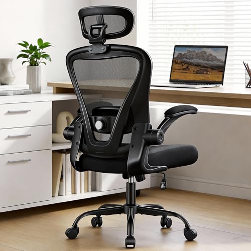 Image of Office Chair, Ergonomic Computer Desk Chair with 3D Headrest