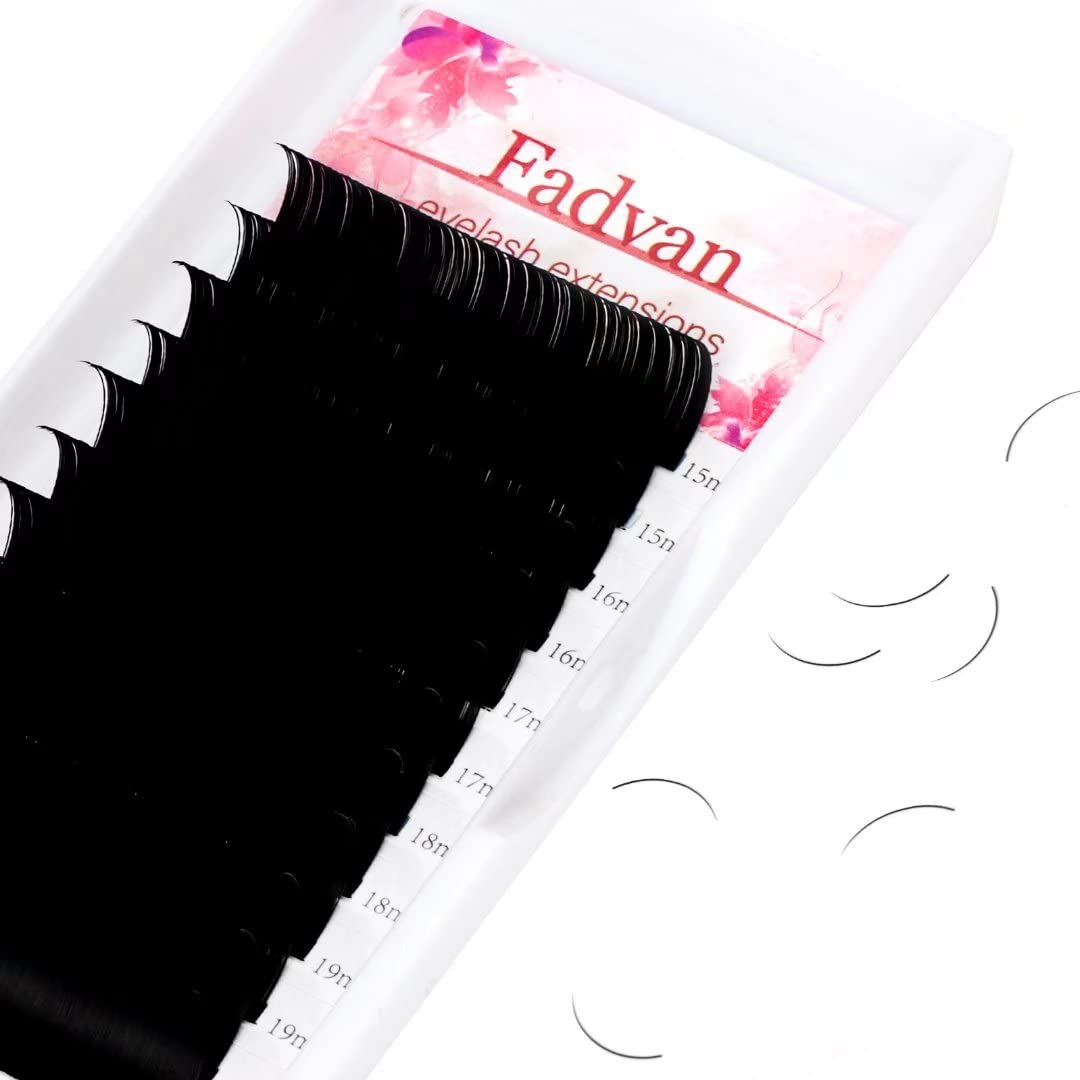 Easy Fan Lashes Self Fanning Volume Russian Eyelash Extensions 0.05D Curl Mixed 8-14mm Automatic Blooming Volume Easy Fan Lashes FADVAN(0.05-D-814) — view 15