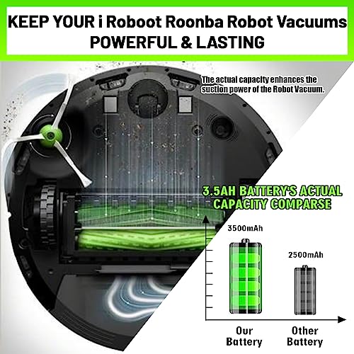 Compare 【UPGRADE】4.5Ah 14.4V Replace Battery for iRobot Roomba i7