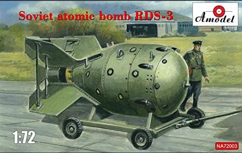 Amodel NA72003 Bomba atómica soviética RDS-3 Modelo Kit de plástico escala 1:72 disponible en Yaxa Colombia