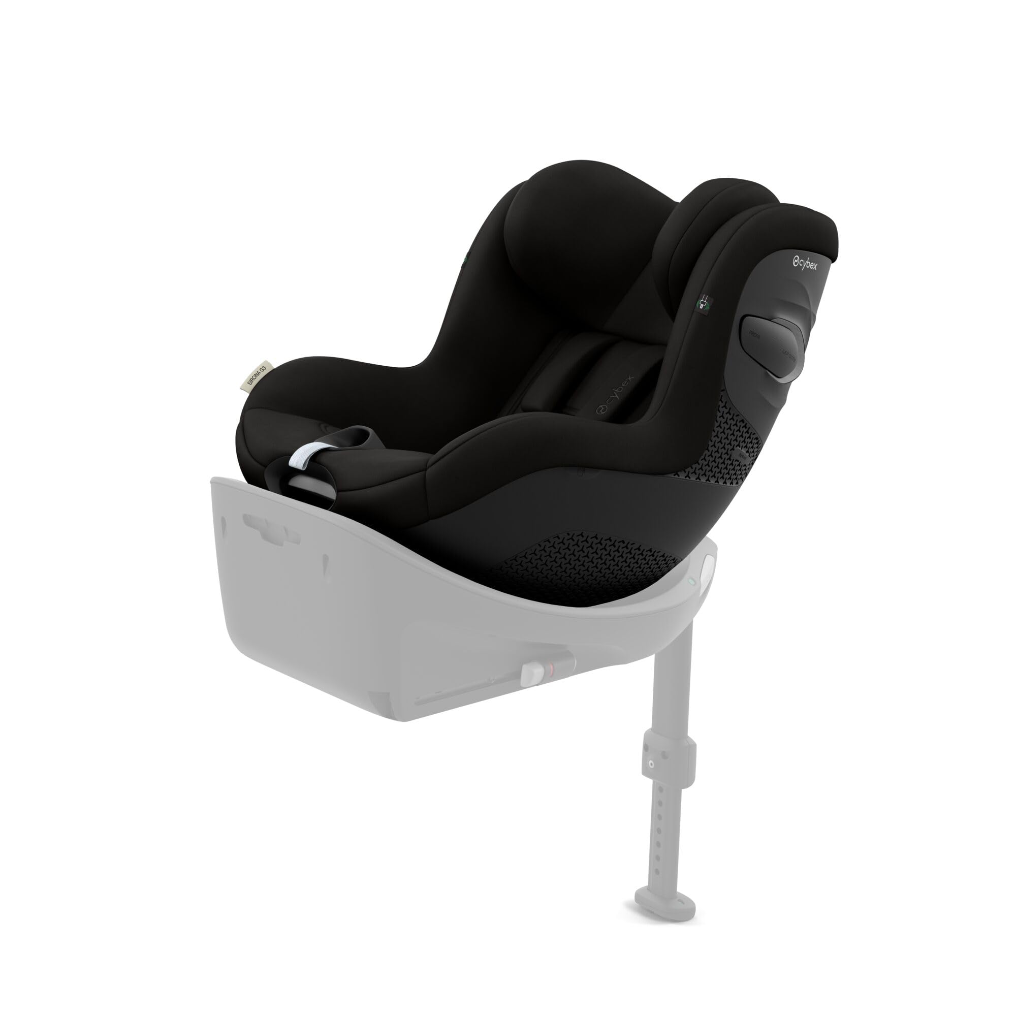 CYBEX Gold Fotelik samochodowy Sirona G3 bez podstawy, Od ok. 3 miesięcy do 4 lat (Od urodzenia z wkładką dla noworodka), Maks. 19 kg, 61–105 cm (Od 40 cm z wkładką dla noworodka), Magic Black