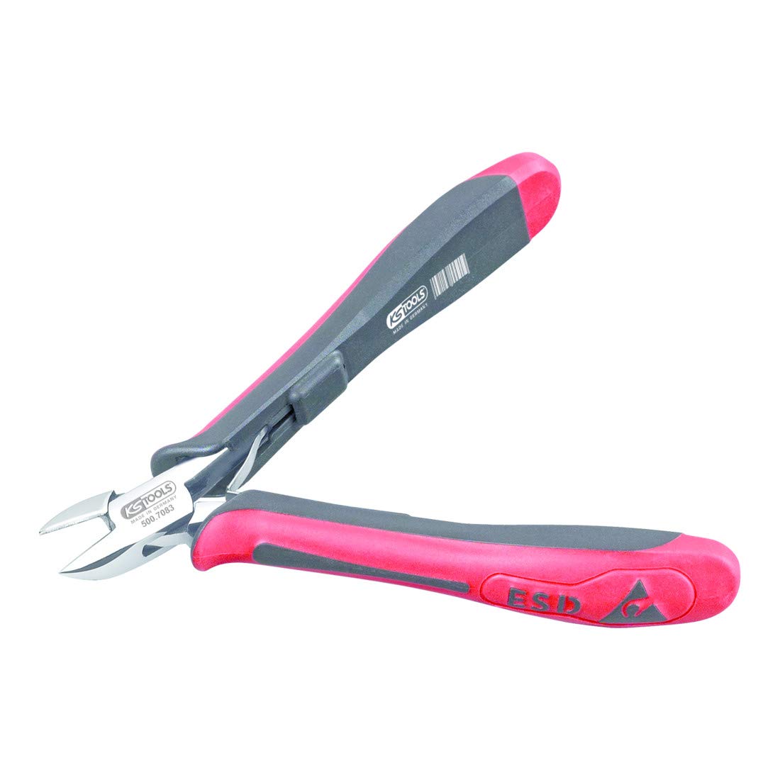 KS Tools 500.7084 Alicate de corte diagonal ESD, 125 mm
