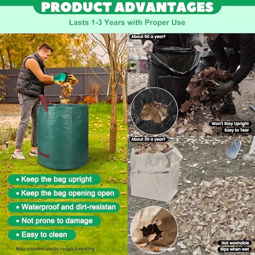 72 & 32 Gallon Reusable Yard Bags