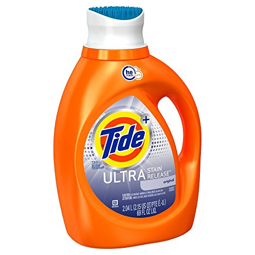 Tide Ultra Stain Release Liquid Laundry Detergent, Original, 36 loads, 69 fl oz, HE Compatible