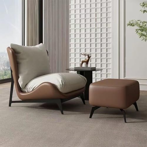 Velvet Armless Chair - Upholstered Single Sofa with Metal Legs for Small Spaces, Bedroom, Living Room (27.16" x 34.65" x 29.53") - Modern Comfort Furniture