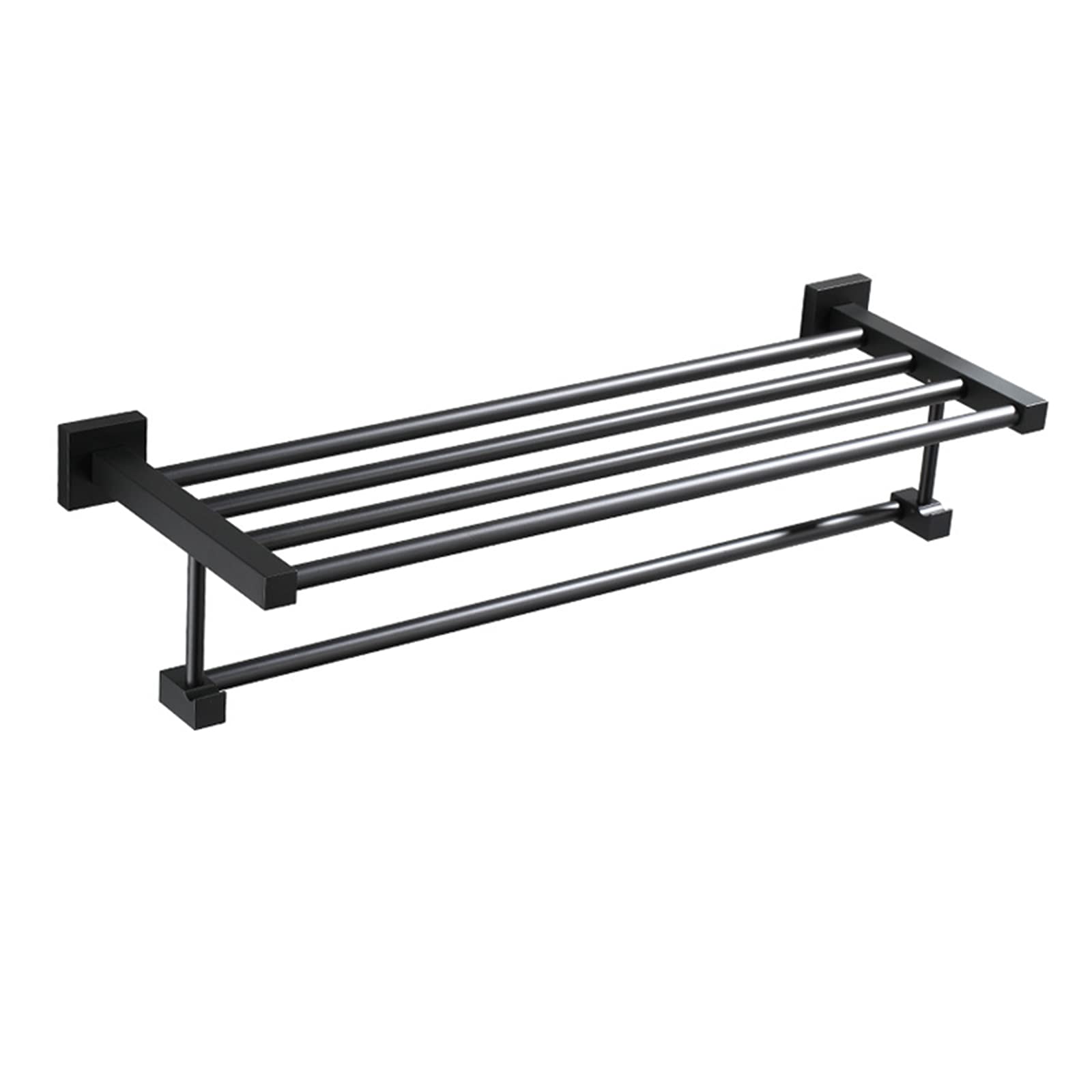 LYGXWJFC Toallero Soporte para Toallas de baño Accesorios de baño Soporte para Toallas de baño de Aluminio Cuadrado para baño/Soporte para Toallas de Cocina Perforación e instalación montada en la
