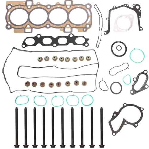 Image of Head Gasket Set with Bolts, 1.6L Fit for Ford Fiesta 1.6L 1596CC 97Cu. in. l4 Gas DOHC Naturally Aspirated 2011-2016 OE#HGS4313 ‎ES72797