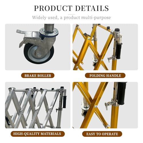 Carretilla para ataúd de aleación de aluminio miniatura 3
