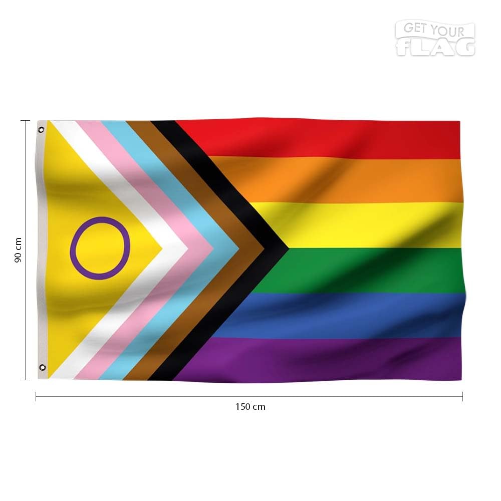 Premium LGBTQIA+ Flag 150x90cm - Very Resistant and Excellent Quality Pride Flag with 2 metal eyelets - Perfect for Gay Pride - Image 2