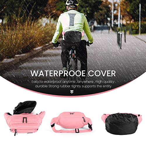 image for CXWMZY Fanny Packs For Women & Men Waist Pack Hip Bum Bag with Multi-P