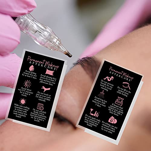 Tarjetas de cuidados post microblading indispensables para entregar a tus clientas en el estudio 7
