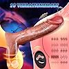 TDLPlus Elektrische Penishülle Penis Sleeve Vibrator mit 10 Vibrationsmodi Fernbedienung Realistische Penismanschette Penisverlängerung Penisring Sexspielzeug für Männer Extreme Sexspielzeug #1