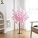 Artificial Cherry Blossom Flower Tree: Blosmon 3.2ft Tall Faux Pink Japanese Cherry Blossom Branches Trees Centerpiece for Wedding Table, Fake Flowering Tree Plant for Home Party Room Decor Indoor