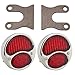 1928-31 Fits Ford Model A LED Tail Light, Polished SS w/Bracket