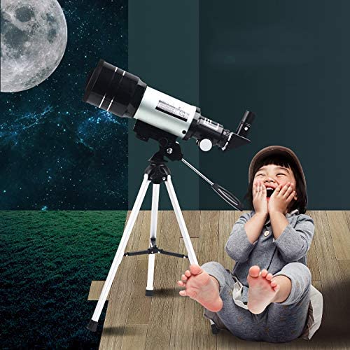 Telescopio astronómico refractor 70mm para principiantes miniatura 5