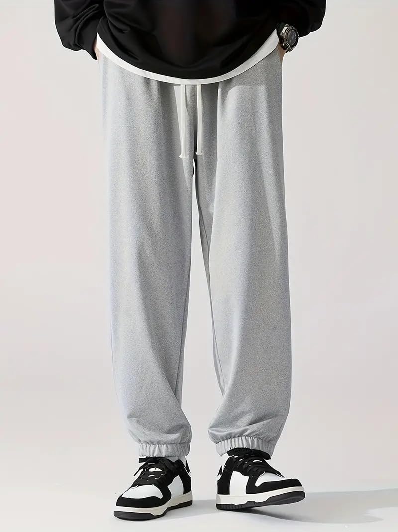 dockstreet Men's Alley Cool Backdoor Series Men's Casual Sweatpants Baggy Jogger Pants ||Drawstring Joggers || 100% Pure Cotton || Breathable Airy for All Seasons-picture-40