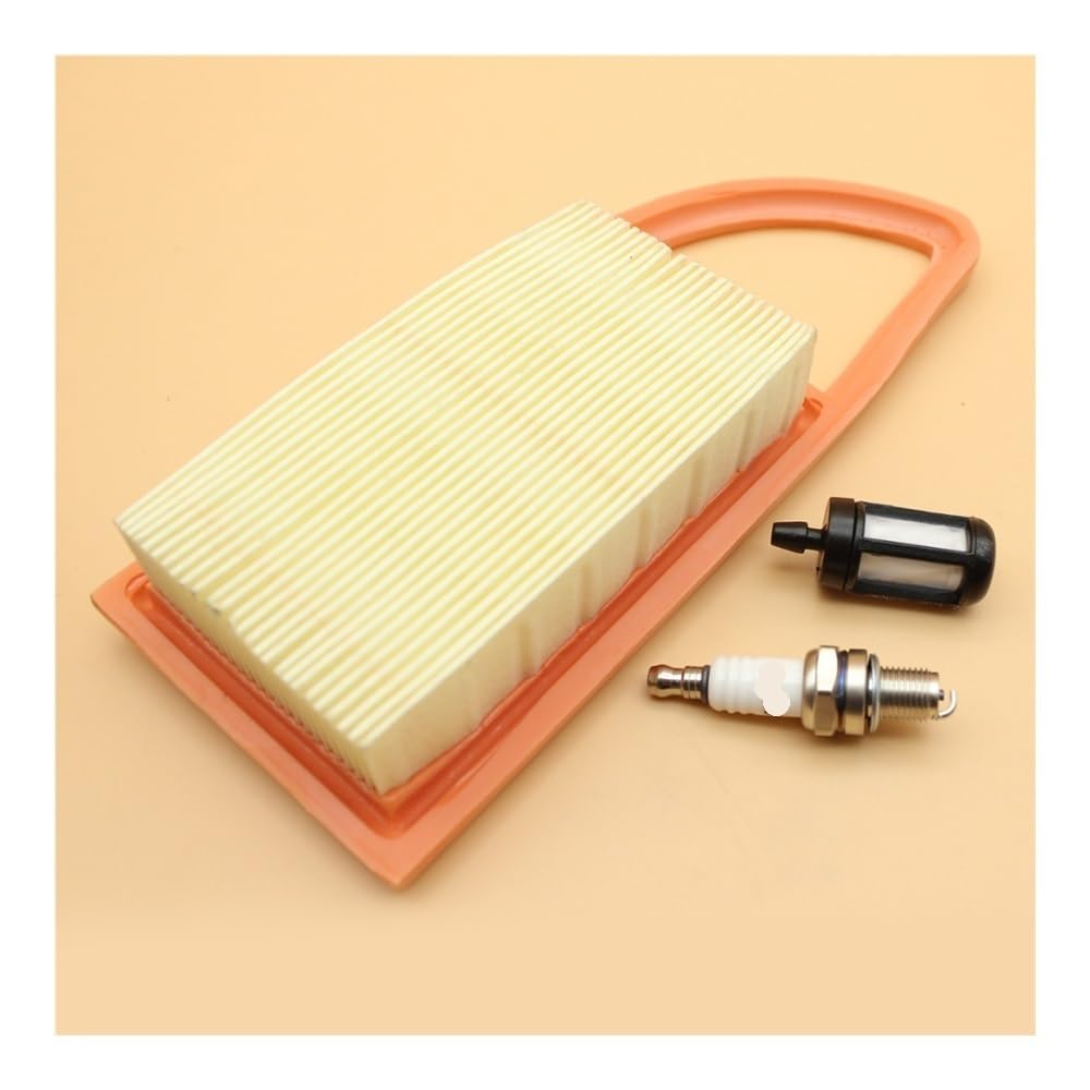 Limpiador de Filtro de Aire y Juego de filtros de Combustible de bujía de 4 Tiempos Aptos for BR600 BR500 BR550 soplador de Paquete Trasero CMR6H 605-599
