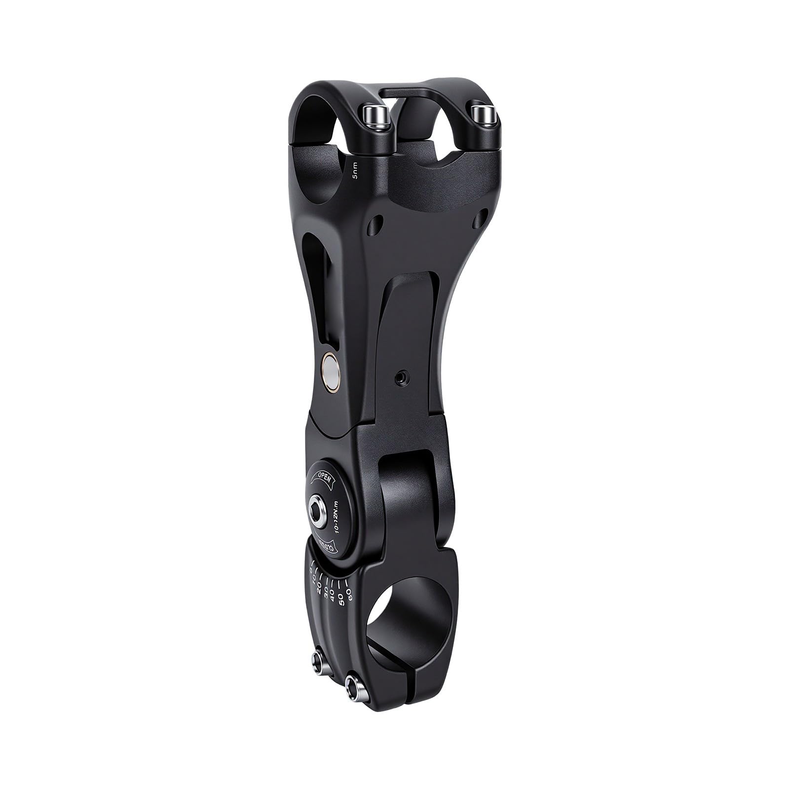 Alomejor Attacco Manubrio Bici con Sospensione Attacco Manubrio Regolabile 31,8 Mm Lega di Alluminio Forgiato 3D con Molle Intercambiabili Angolo di 60 Gradi per Ciclisti di Mountain Bike su Strada