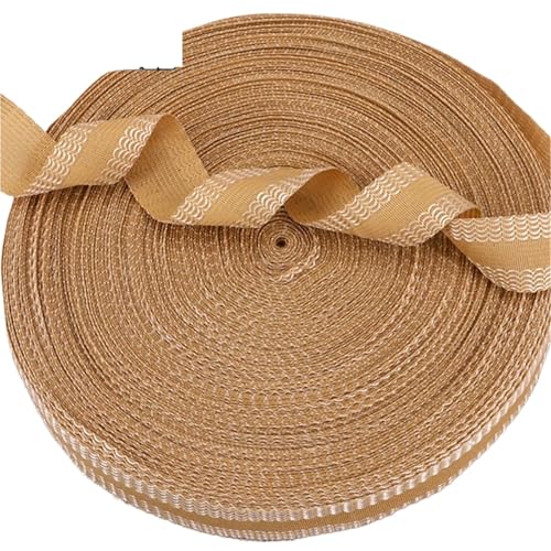 ZUGLQYSX Cinta adhesiva for pantalones, dobladillos, jeans, acortar, reparar, planchar, accesorios de costura DIY(Khaki,3.0m)