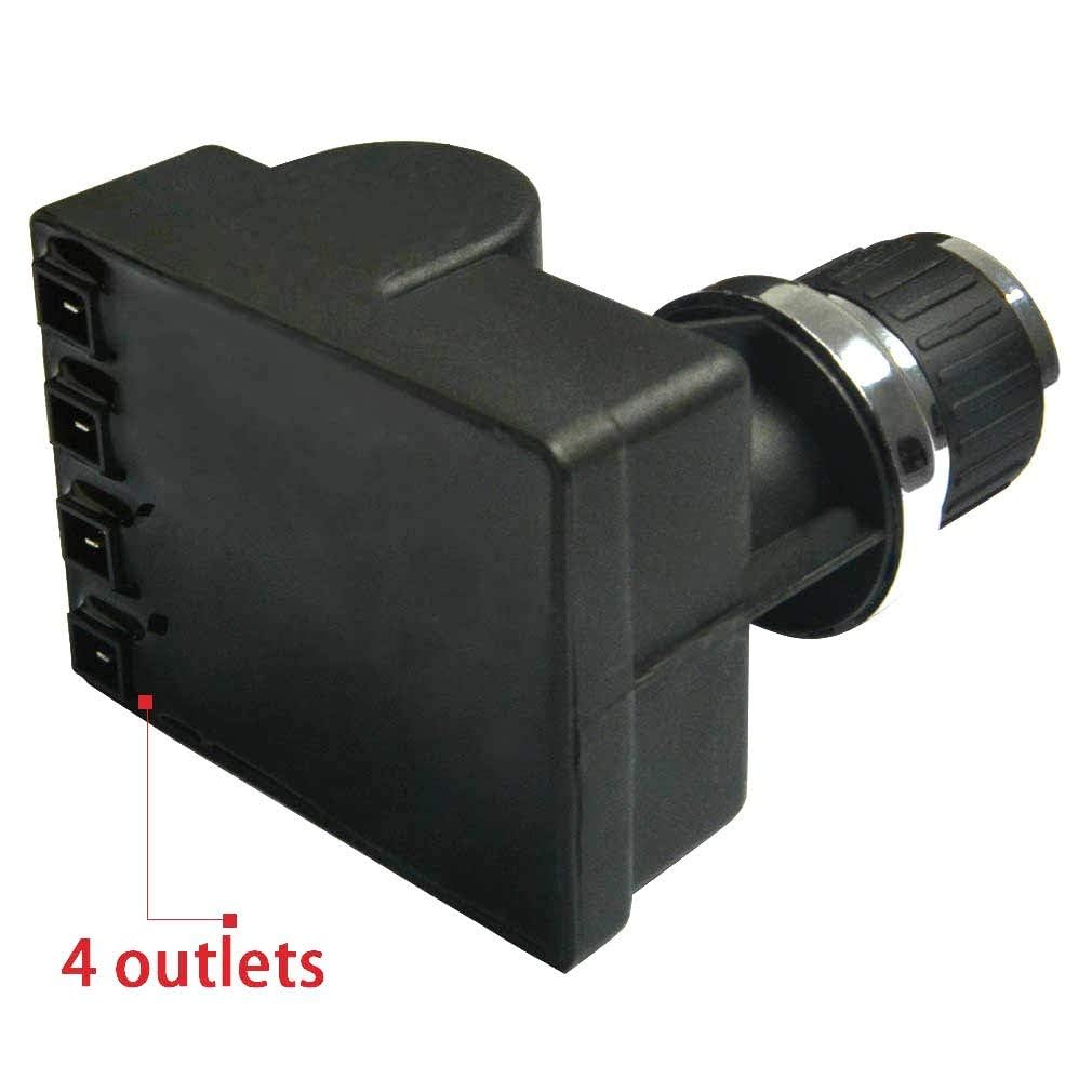 OREAD Accenditore elettrico a 4 uscite, accensione elettrica con generatore di scintille, ricambio per Brinkmann, Char-Broil, Grillmaster, Charmglow, Kenmore, Uniflame, Nexgrill e altri (4 uscite)