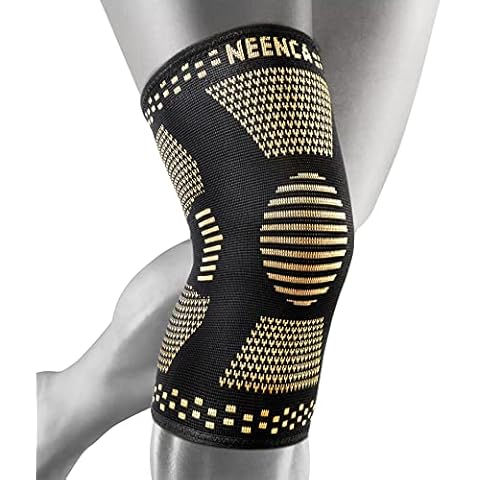 NEENCA Copper Knee Support Brace with Compression Cover