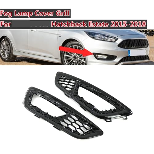 Rejilla de faros antiniebla para arreglar el parachoques delantero de Ford Focus 2015-2018 2