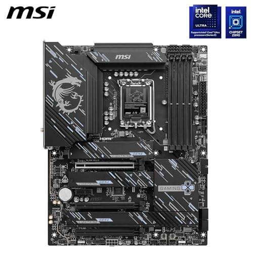 Image of Z890 Gaming Plus WIFI6E Motherboard, ATX-Supports Intel Core Ultra Processors (Series 2), LGA 1851 - DDR5 Memory Boost (Up to 9200+MT /s OC), 1 x PCIe 5.0 x16, 1 x M.2 Gen5, Intel Killer 5G LAN, Wi-Fi