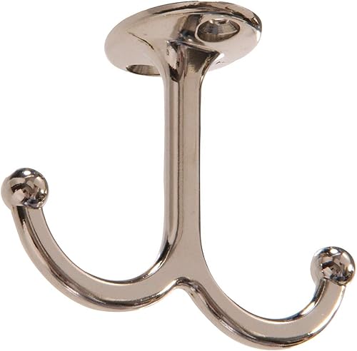 Miniatura 3 de Hardware Essentials 852305 - Gancho de latón chapado en latón, paquete de 2