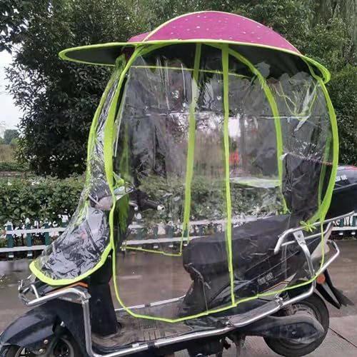 Paraguas de movilidad para scooter, totalmente impermeable, escudo protector universal plegable para scooters y motocicletas