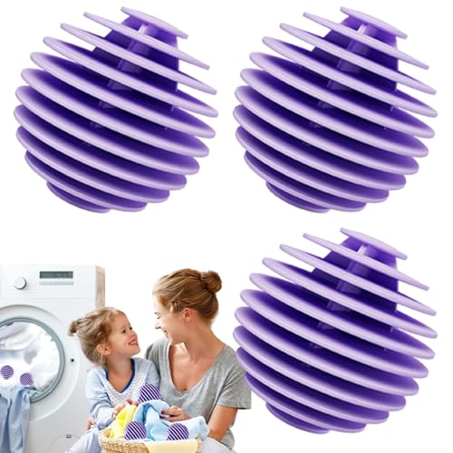Mihauuke Bolas de secado para ropa – Pelota de lavado suave anti bobinado – Pelota suavizante – Bolas reutilizables – Bolas de lavado de secado rápido y limpieza profunda suaves