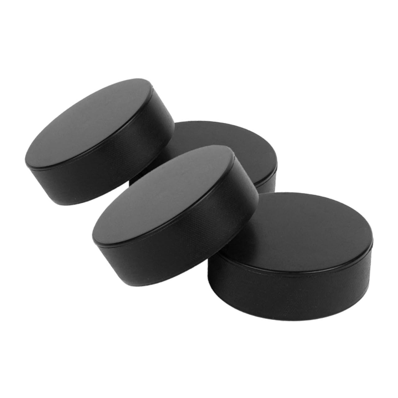Toyvian Palets De Hockey en Mousse Haute Résistance À l'usure Palets De Hockey Lestés Bâtons De Hockey en Mousse Palets D'Entraînement Palets De Hockey De Rue Palets