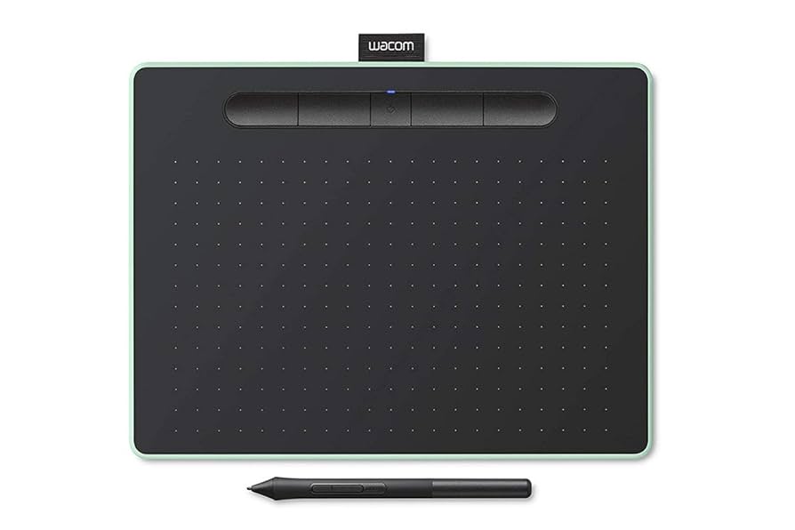 【訳あり】Wacom CTL-6100WL Intuos M ピスタチオグリーン Wacom Intuos Bluetooth Pen Tablet Medium Pistachio Green