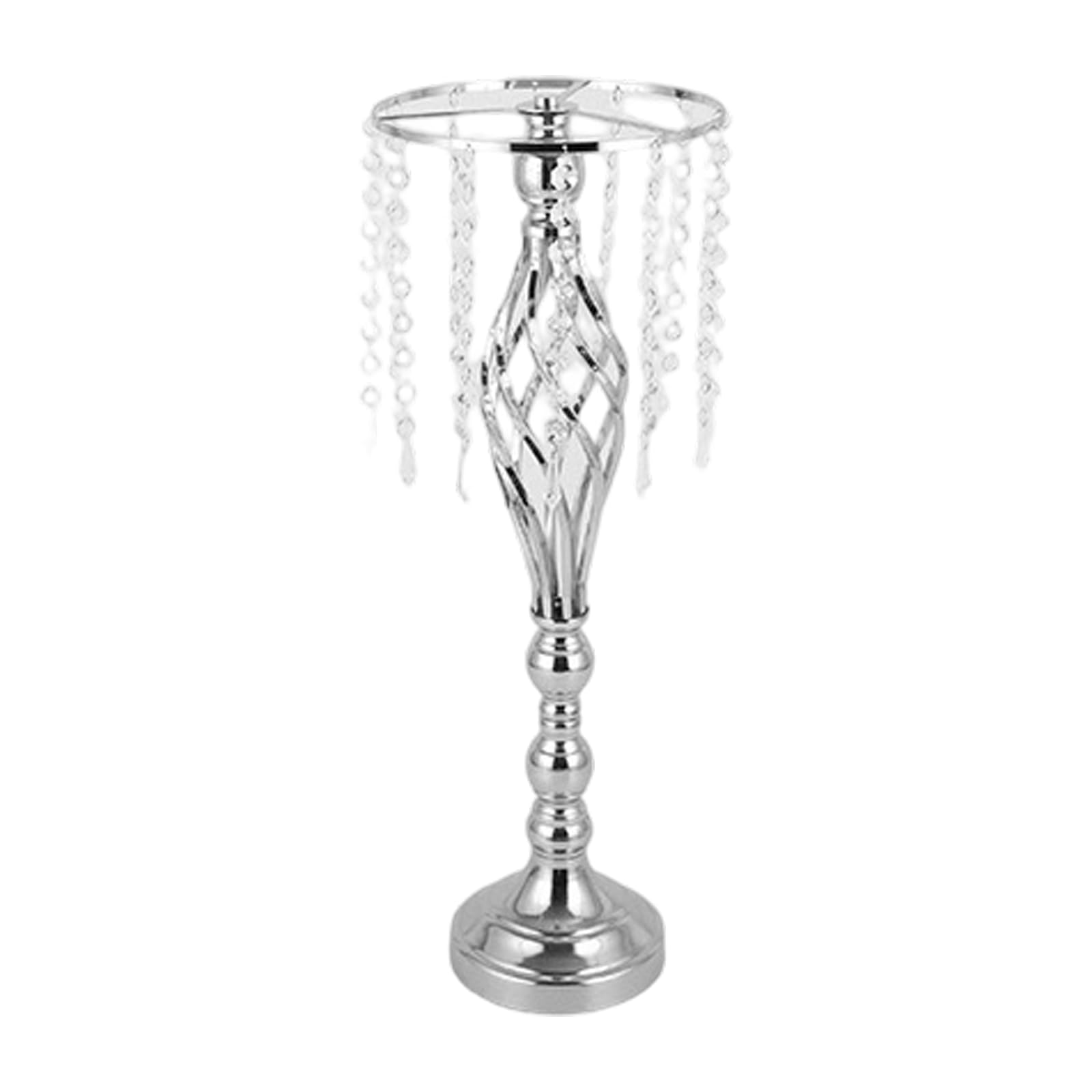Osniyaw D Crystal Flower Stan, Metal Arrangement For Wedding, Party, Inner, Centrepieces, Elegant Flower Vases Arrangement
