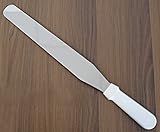 Praktischer Crepewender mit Edelstahl Klinge und Kunststoff Griff.,Gesamtlänge: 44cm / Länge der Klinge: 31cm / Breite: 4,5cm,Spülmaschinengeeignet und rostfrei