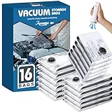 Accenter Vakuumbeutel für Kleidung mit Elektrischer Pumpe,Vakuumbeutel Reise für Koffer Organizer,Kleiderschrank Organizer zur Aufbewahrung Kleidung,Reisen, Umzug und Alltags-Aufbewahrung