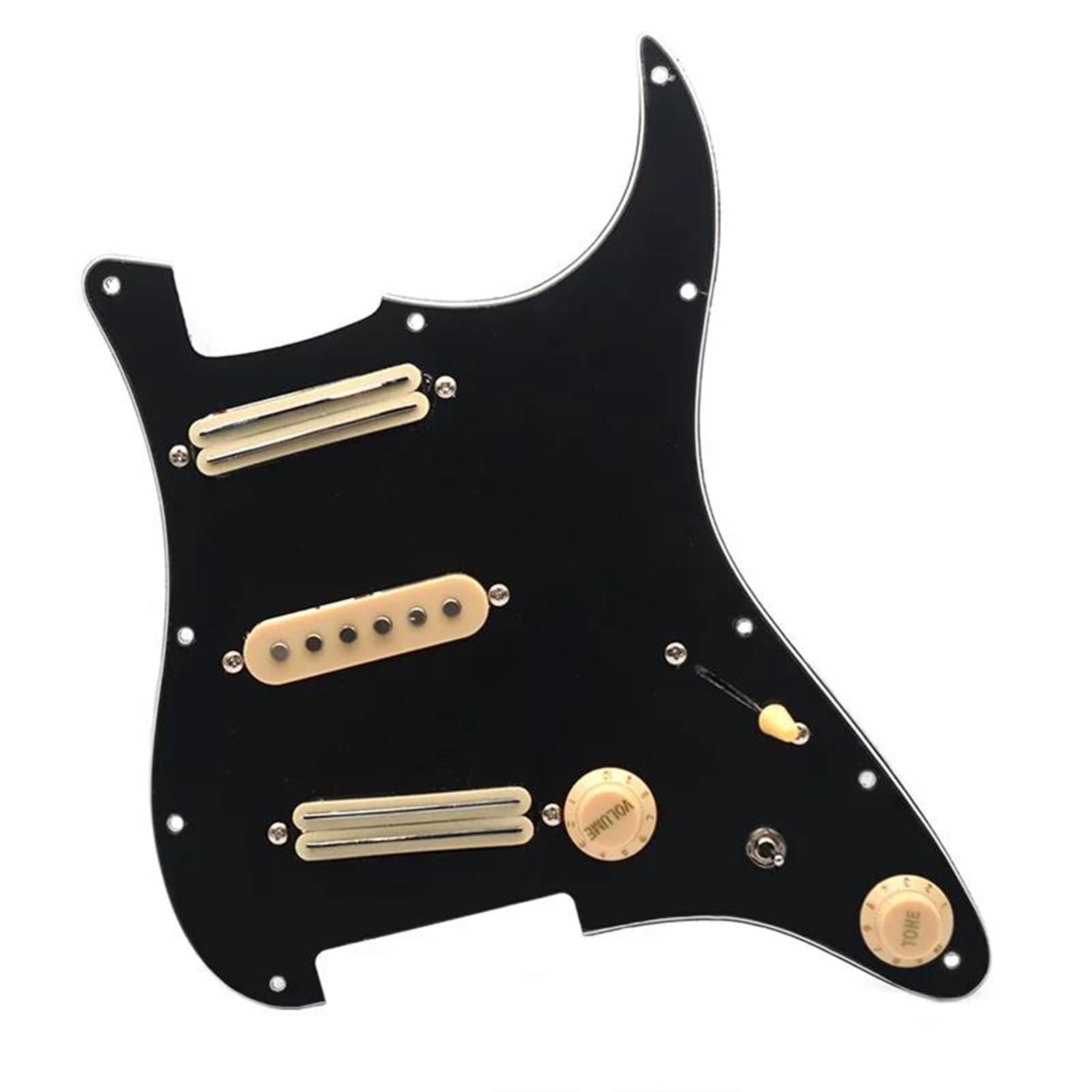 Pickup Per Battipenna Pre-cablato Battipenna Per Chitarra Precablato SSS | Alnico 5 Pickup/3 Bobine Singole Caricate Con Protezione Push-pull Divisa Per Parti Di Chitarra Elettrica(3/4)