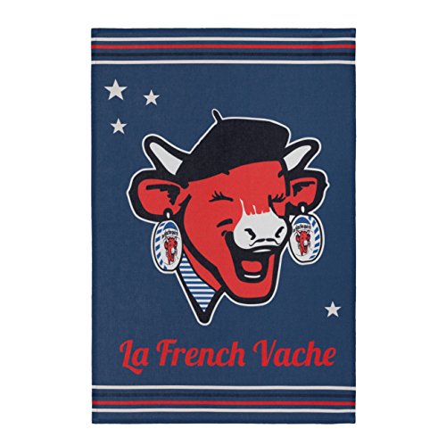 Coucke - Torchon Vache Qui Rit La French Vache 50X75cm Bleu