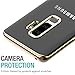 TOZO for Samsung Galaxy S9 Plus Case Clear Soft TPU Gel Skin 1.0mm Soft Protective Cover Gold Plating Edge