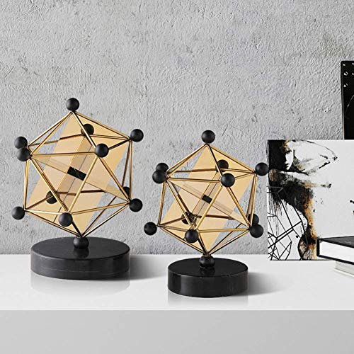 Cadeau fantaisie idéal : ensemble de statues géométriques pour la maison - 2