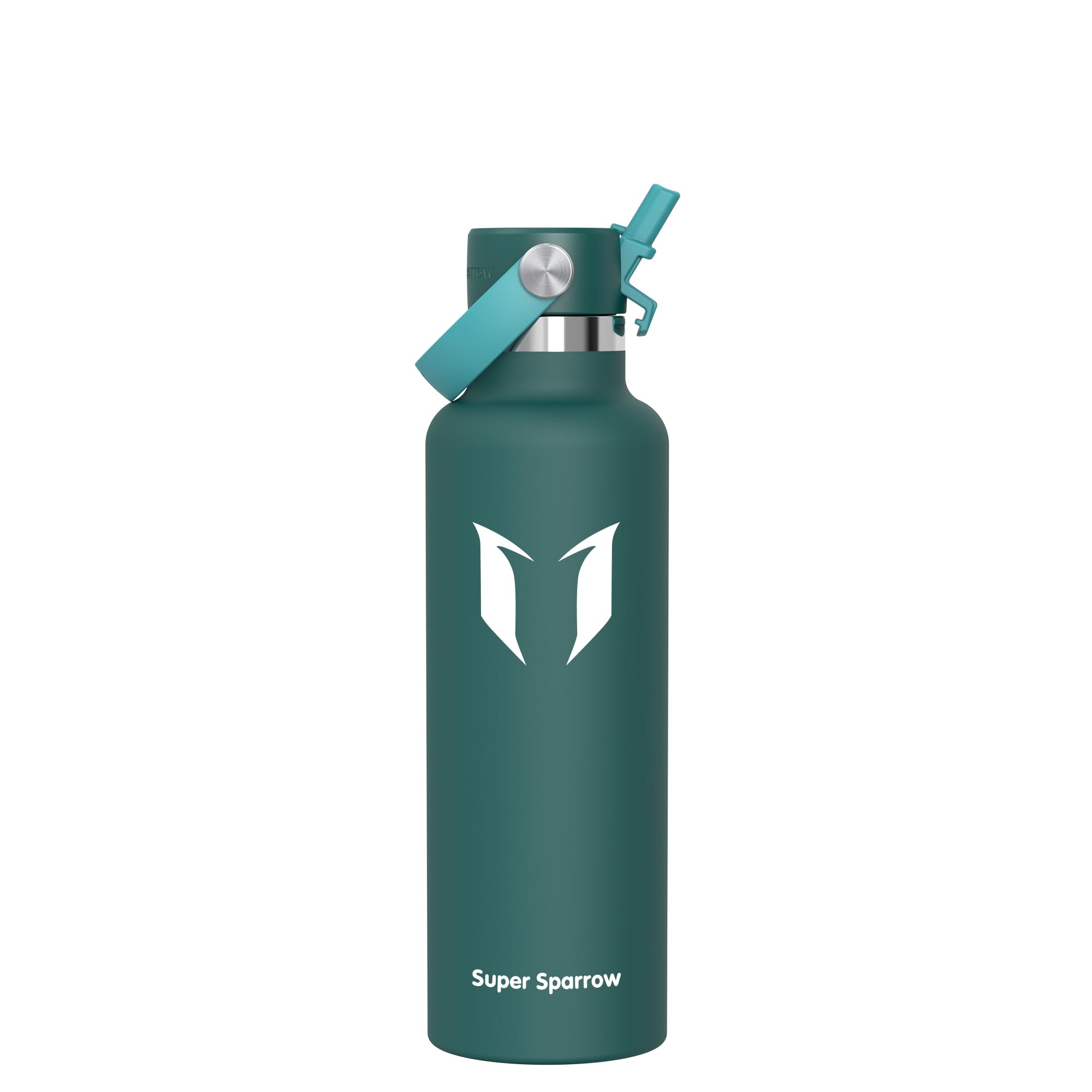 Super Sparrow Borraccia Termica, Acciaio Inox Bottiglia Termica - 350ml, 500ml, 750ml, 1L - Senza BPA Borracce, Borraccia Bambini per Scuola, Sport, Campeggio, Yoga, Palestra, Ciclismo