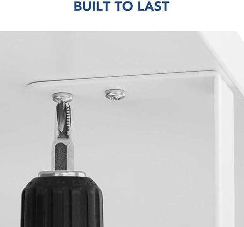 Miniatura 5 de FLEXISPOT Bandeja de organización de cables debajo del escritorio, cables de metal para organizar cables, organizador de cables de oficina y hogar,